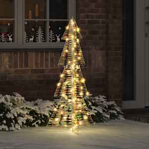 Vánoční stromeček s 100 LED diodami Teplá bílá 120 cm PET - obrázek 1