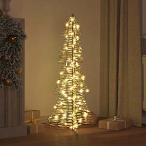 Vánoční stromeček s 100 LED diodami Teplá bílá 120 cm PET - obrázek 3