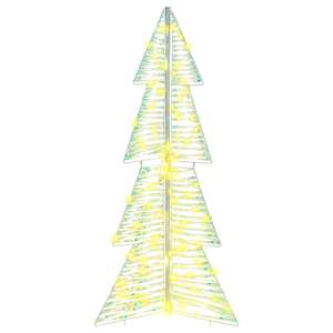 Vánoční stromeček s 100 LED diodami Teplá bílá 120 cm PET - obrázek 4