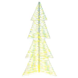 Vánoční stromeček s 160 LED diodami Teplá bílá 150 cm PET - obrázek 4