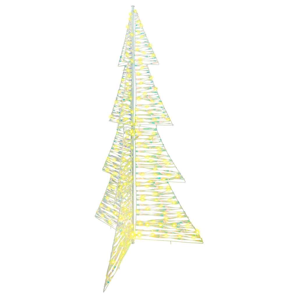 Sapin de Noël avec 240 LED Blanc chaud 180 cm PET