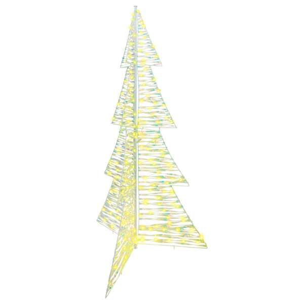 vidaXL J&otilde;ulupuu 240 LED-i Soe valge 180 cm PET