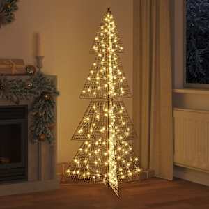 Vánoční stromeček s 240 LED diodami Teplá bílá 180 cm PET - obrázek 3