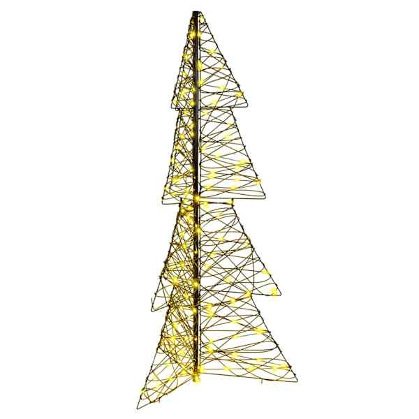 vidaXL J&otilde;ulupuu 160 LED-i Soe valge 150 cm Rotang