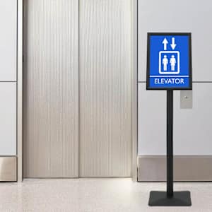 Stojalo za plakat srebrna a3 Lito železo