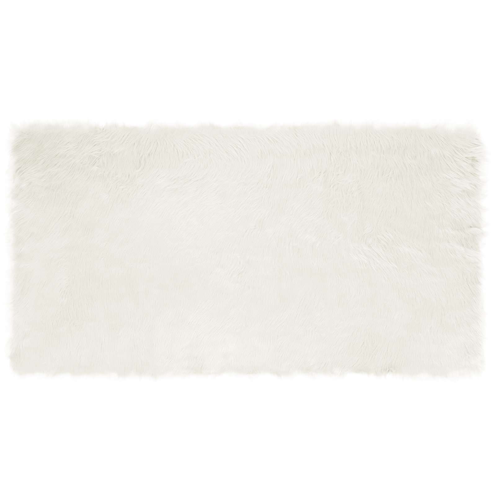 vidaXL Műbáránybőr szőnyeg TAFALLA Fehér 80 x 150 cm Poliészter-image-42021456