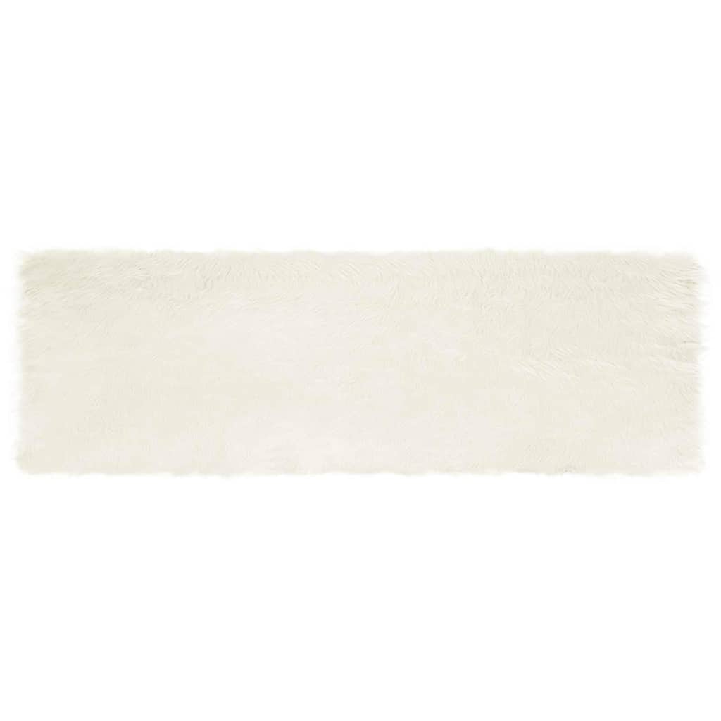  Covoare - Covoare Alb 80 x 250 cm Acrilic, poliester