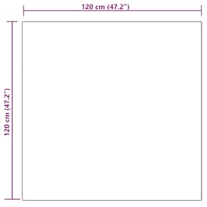 Umělý ovčí koberec Tafalla Béžová 120 x 120 cm Polyester - obrázek 10