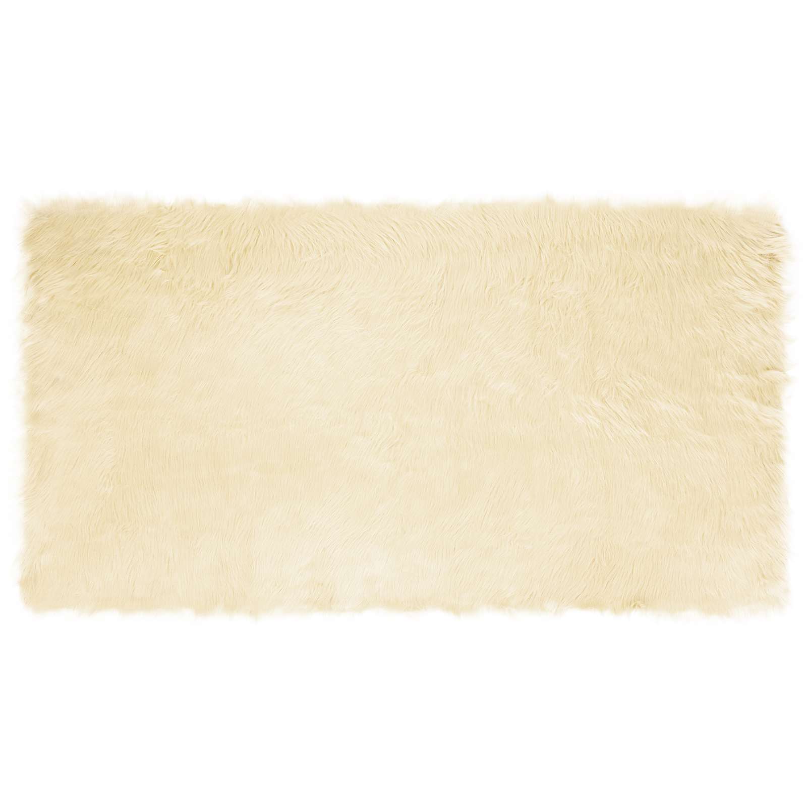Faux Lambanaha Vaip Tafalla cream 80 x 150 cm Polüester 2 Kõik vajalik sinu aeda ja koju! Faux Lambanaha Vaip Tafalla cream 80 x 150 cm Polüester - Image 2