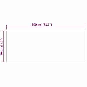 Umělý ovčí koberec Tafalla Krémová 80 x 200 cm Polyester - obrázek 10