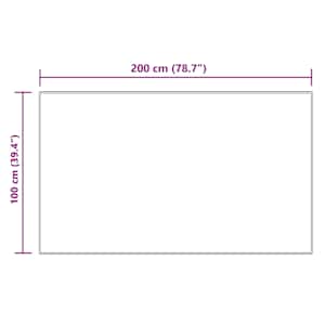 Umělý ovčí koberec Tafalla Krémová 100 x 200 cm Polyester - obrázek 10