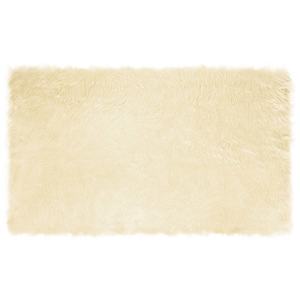 Umělý ovčí koberec Tafalla Krémová 100 x 200 cm Polyester - obrázek 2