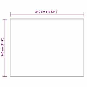 Umělý ovčí koberec Tafalla Krémová 240 x 340 cm Polyester - obrázek 10