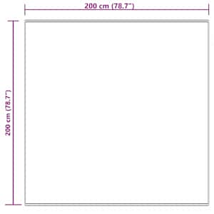 Umělý ovčí koberec Tafalla Krémová 200 x 200 cm Polyester - obrázek 10