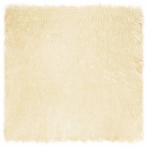 Umělý ovčí koberec Tafalla Krémová 200 x 200 cm Polyester - obrázek 2