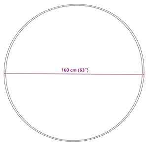 Umělý ovčí koberec Tafalla Krémová Ø 160 cm Polyester - obrázek 10