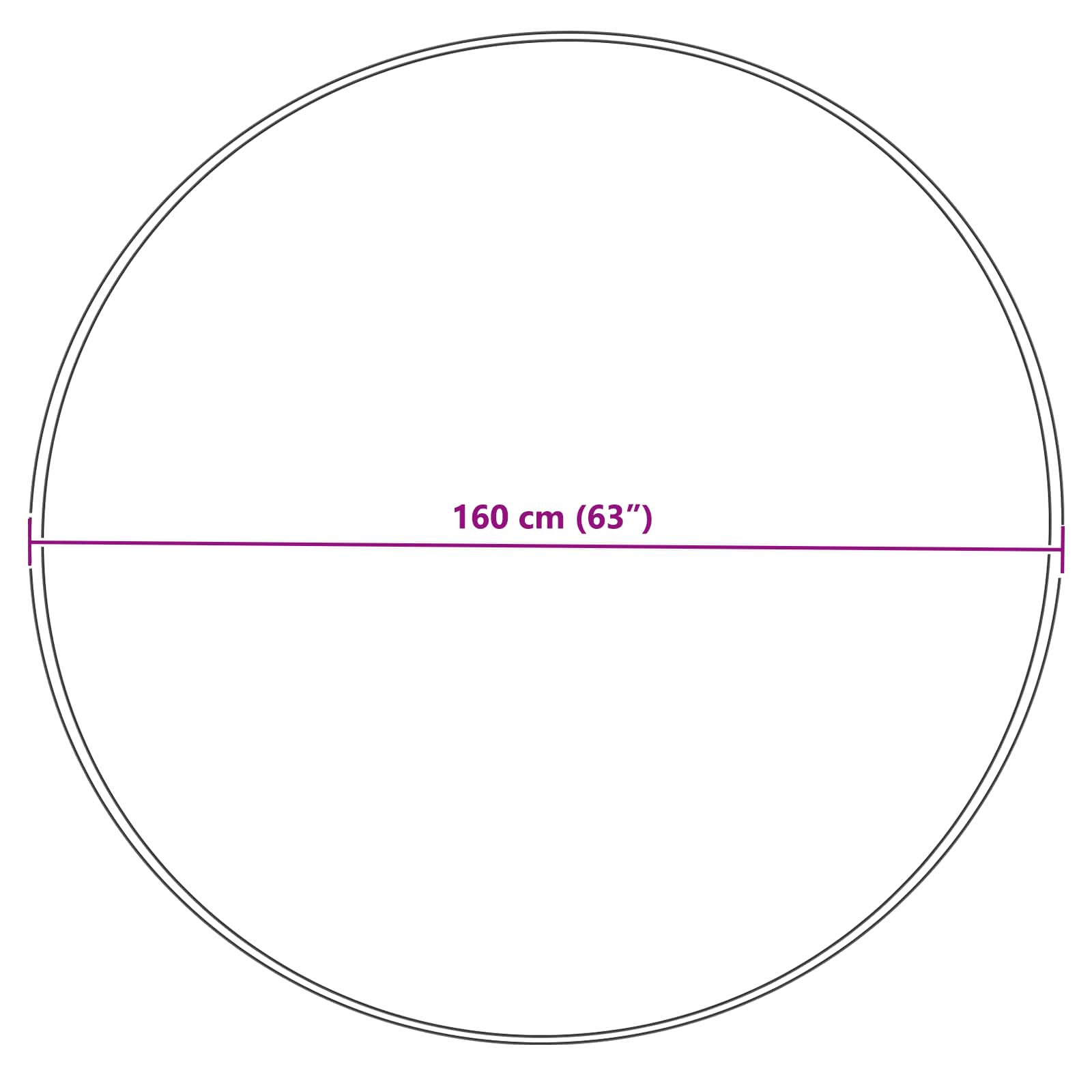 Faux Lambanaha Vaip Tafalla Hall Ø 160 cm Polüester 10 Kõik vajalik sinu aeda ja koju! Faux Lambanaha Vaip Tafalla Hall Ø 160 cm Polüester - Image 10