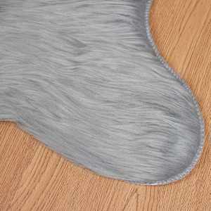 Umělý ovčí koberec Tafalla Šedá 60 x 90 cm Polyester - obrázek 7