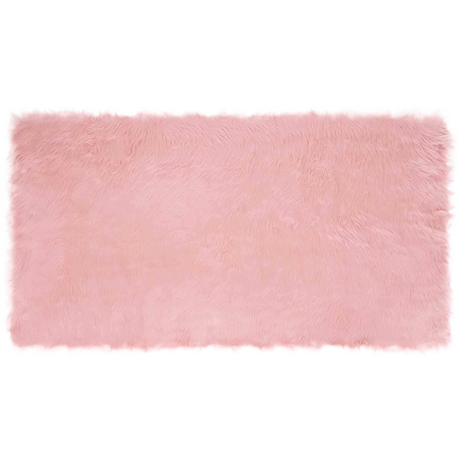 Faux Lambanaha Vaip Tafalla Roosa 80 x 150 cm Polüester 2 Kõik vajalik sinu aeda ja koju! Faux Lambanaha Vaip Tafalla Roosa 80 x 150 cm Polüester - Image 2