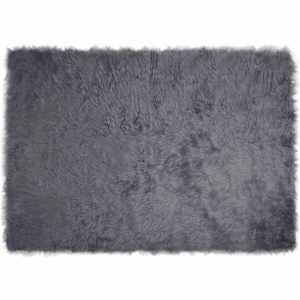 Umělý ovčí koberec Tafalla Antracit 160 x 230 cm Polyester - obrázek 2