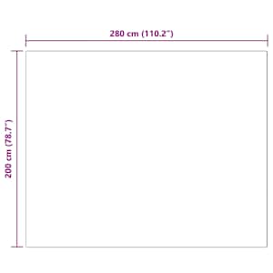 Umělý ovčí koberec Tafalla Antracit 200 x 280 cm Polyester - obrázek 10