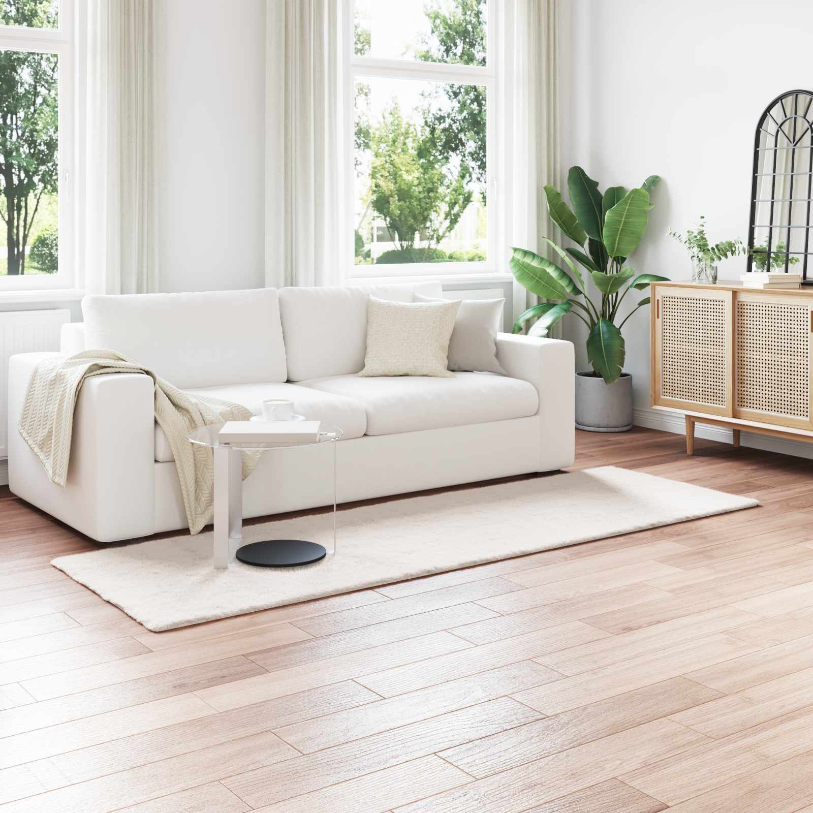 Kunstlik Küüliku Karv Mat Olite cream 80 x 250 cm Polüester 21 Kõik vajalik sinu aeda ja koju! 8721359361360 mo Kõik vajalik sinu aeda ja koju!