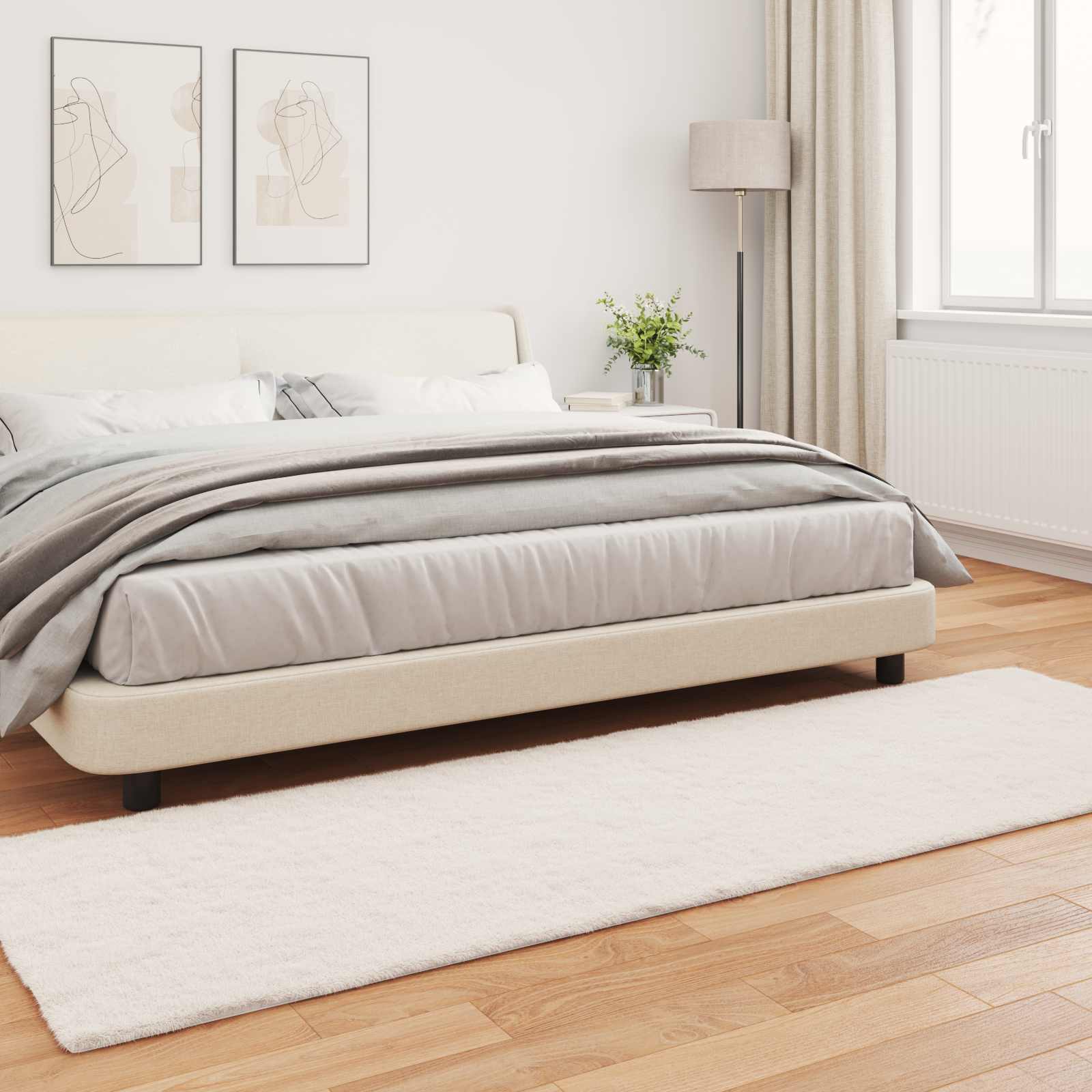 Kunstlik Küüliku Karv Mat Olite cream 80 x 250 cm Polüester 4 Kõik vajalik sinu aeda ja koju! Kunstlik Küüliku Karv Mat Olite cream 80 x 250 cm Polüester - Image 4