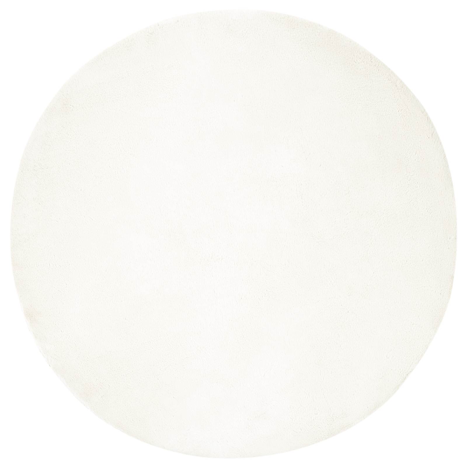 VidaXL Antislip Neplamellen Schapenvacht Tapijt Olite Crème Polyester