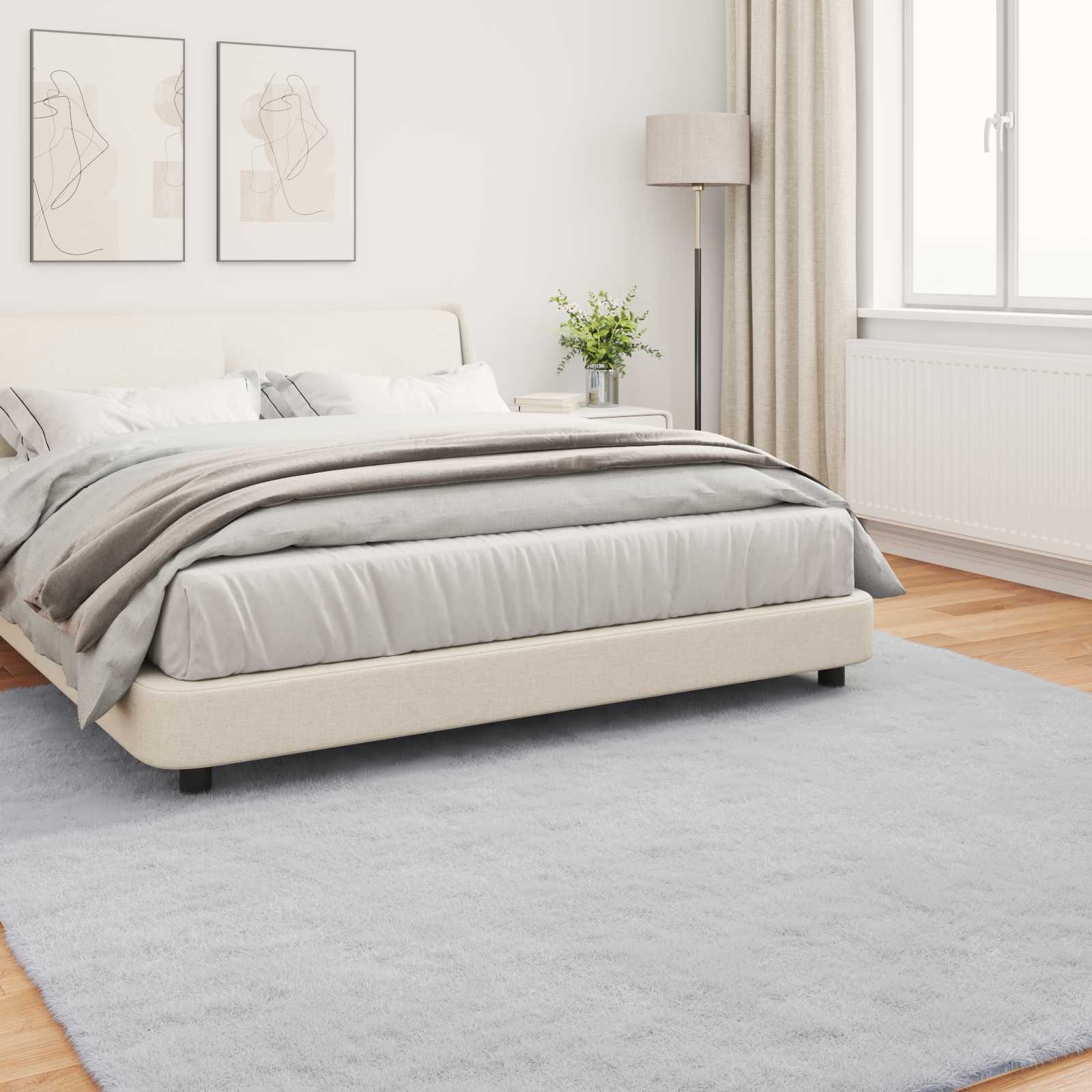 Kunstlik Küüliku Karv Mat Olite Hall 240 x 240 cm Polüester 4 Kõik vajalik sinu aeda ja koju! Kunstlik Küüliku Karv Mat Olite Hall 240 x 240 cm Polüester - Image 4