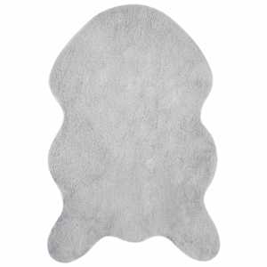 Protiskluzový kožený koberec z faux králičí srsti Olite Šedá - obrázek 2