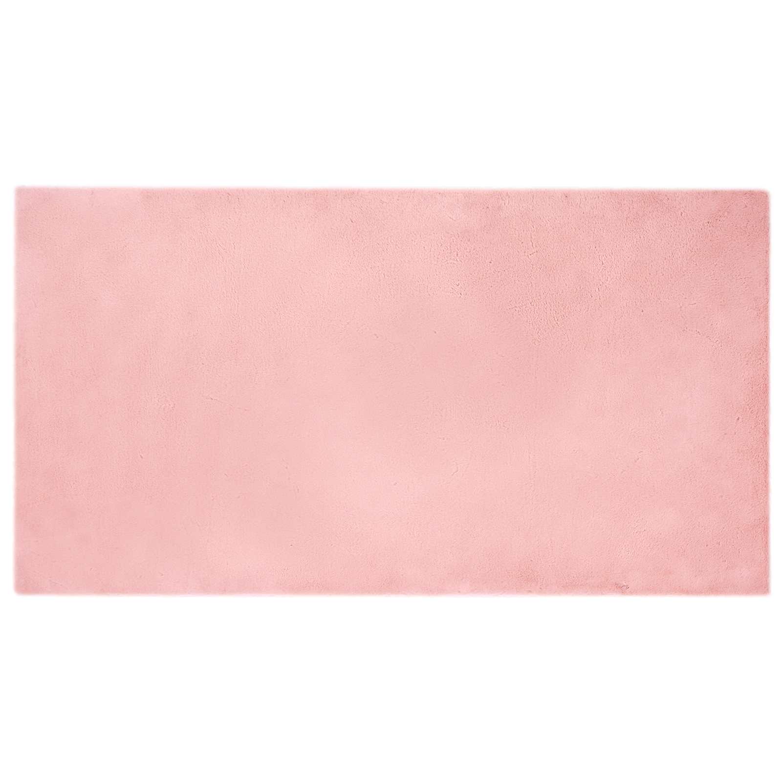 VidaXL Antislip Neplamellen Schapenvacht Tapijt Olite Roze 80 X 150 Cm