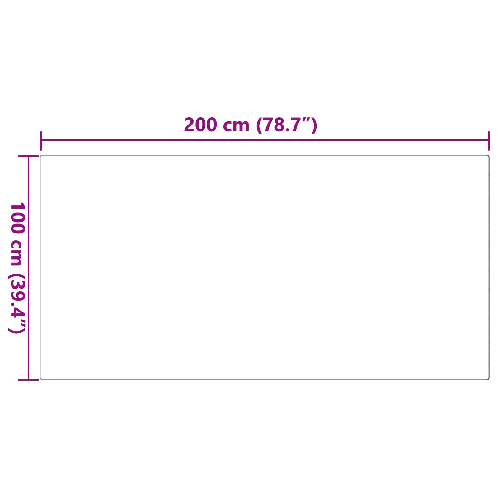 Nep Konijnenbont Tapijt Olite Roze 100 x 200 cm Polyester image 10