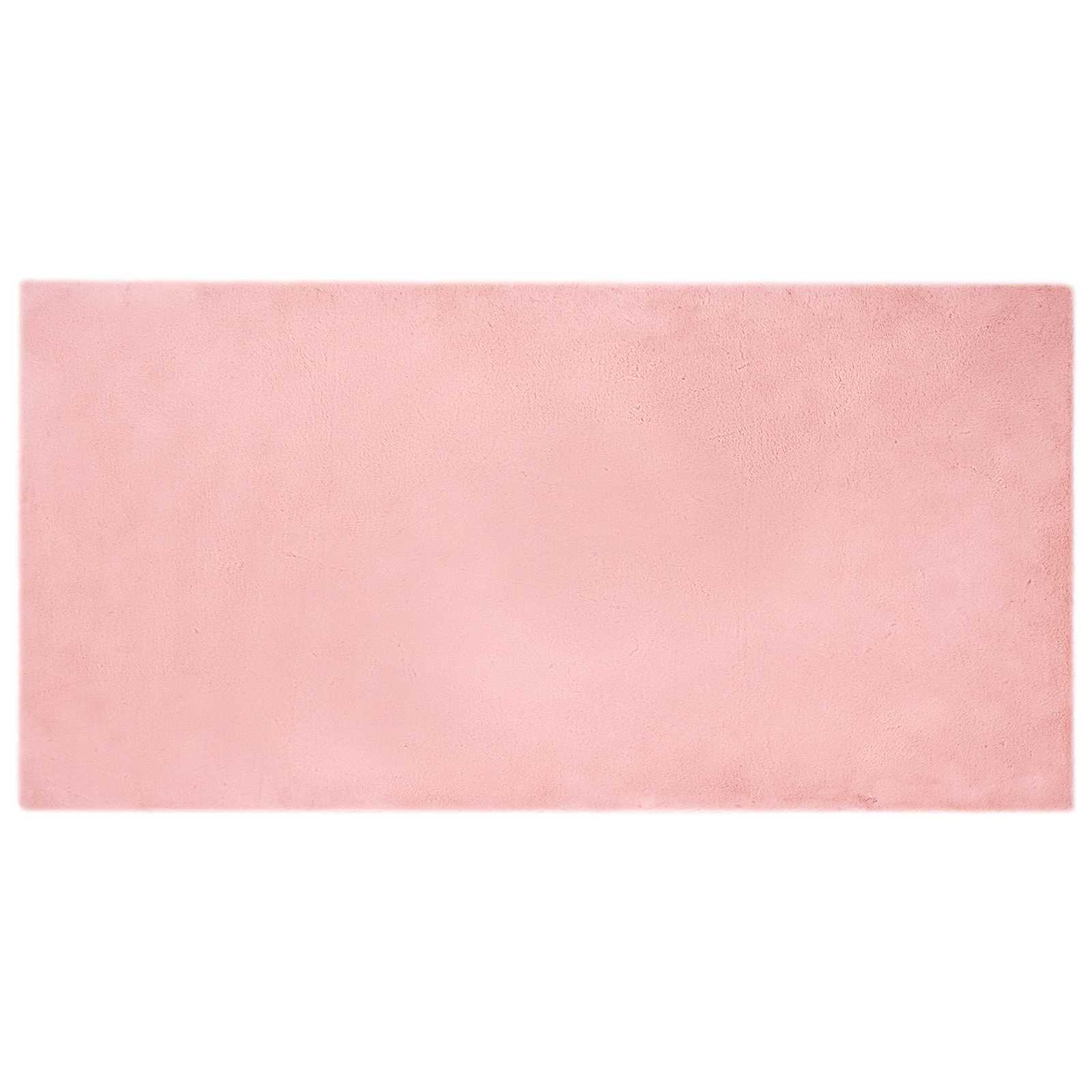 Nep Konijnenbont Tapijt Olite Roze 100 x 200 cm Polyester image 2