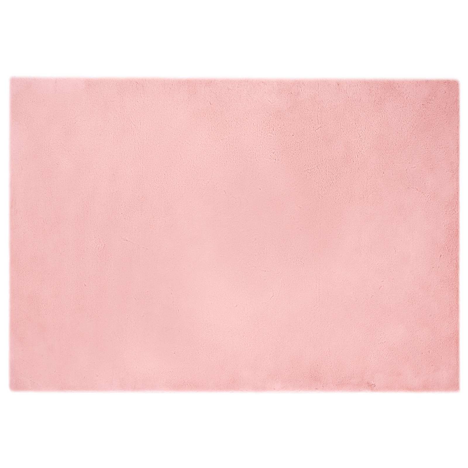 Thumbnail - vidaXL Rutschfester Kunstfellteppich Olite Rosa 140 x 200 cm Polyester