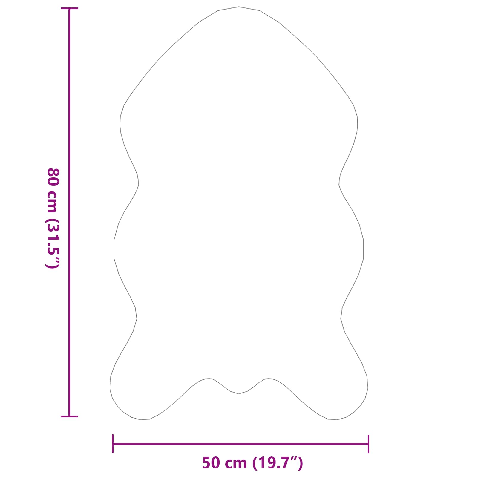 Nep Konijnenbont Tapijt Olite Roze 50 x 80 cm Polyester image 10