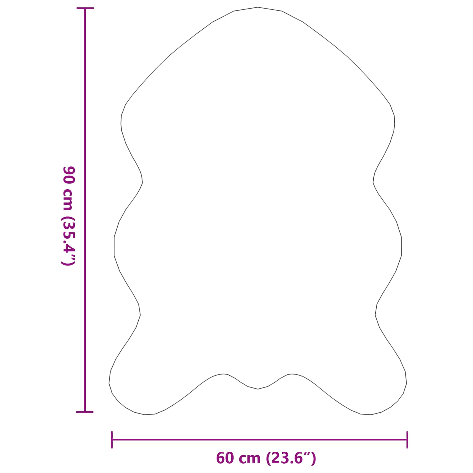 Nep Konijnenbont Tapijt Olite Roze 60 x 90 cm Polyester image 11