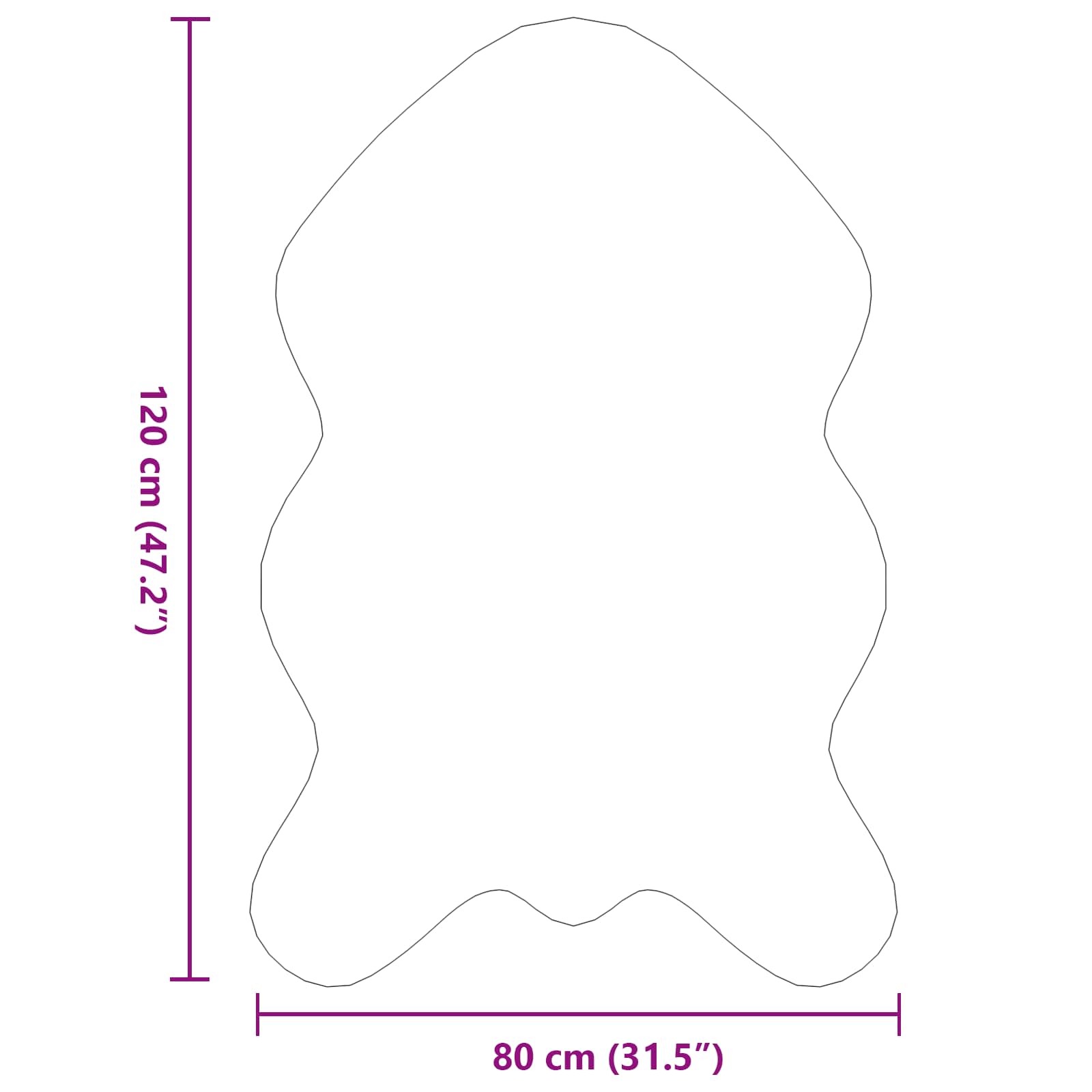 Nep Konijnenbont Tapijt Olite Roze 80 x 120 cm Polyester image 10