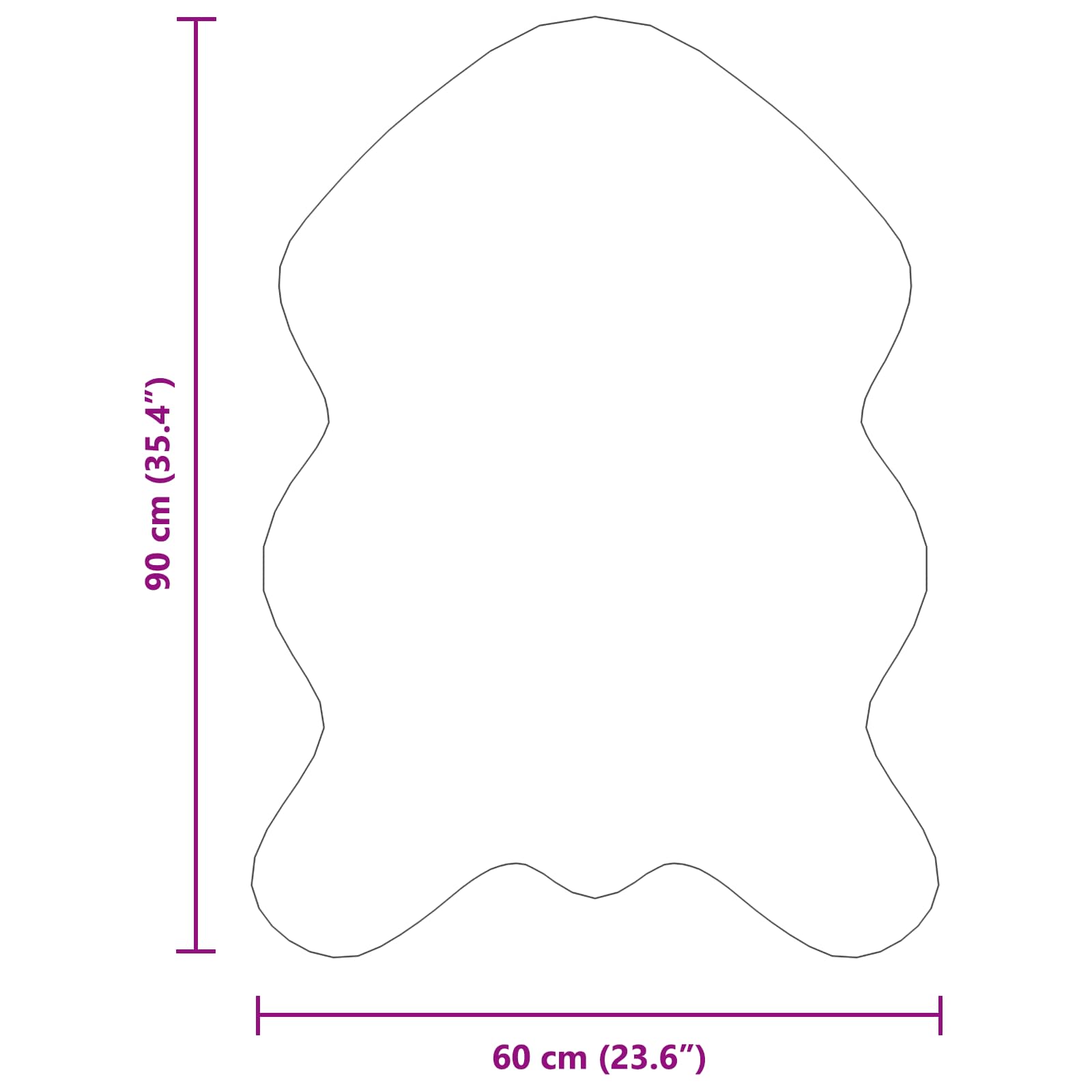 Nep Konijnenbont Tapijt Olite Taupe 60 x 90 cm Polyester image 11