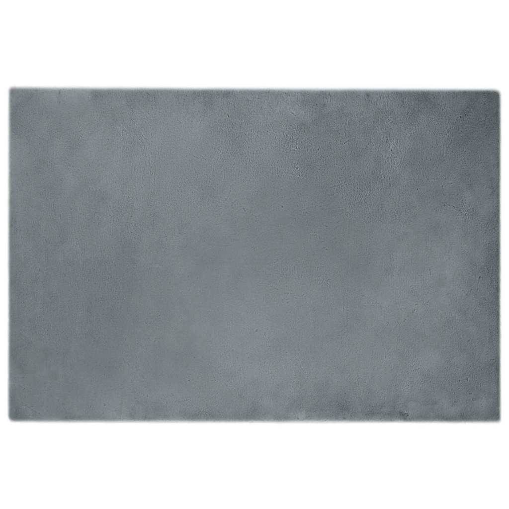 Casă & grădină - Covor din Blană Faux de Iepure Antracit 120 x 170 cm Poliester