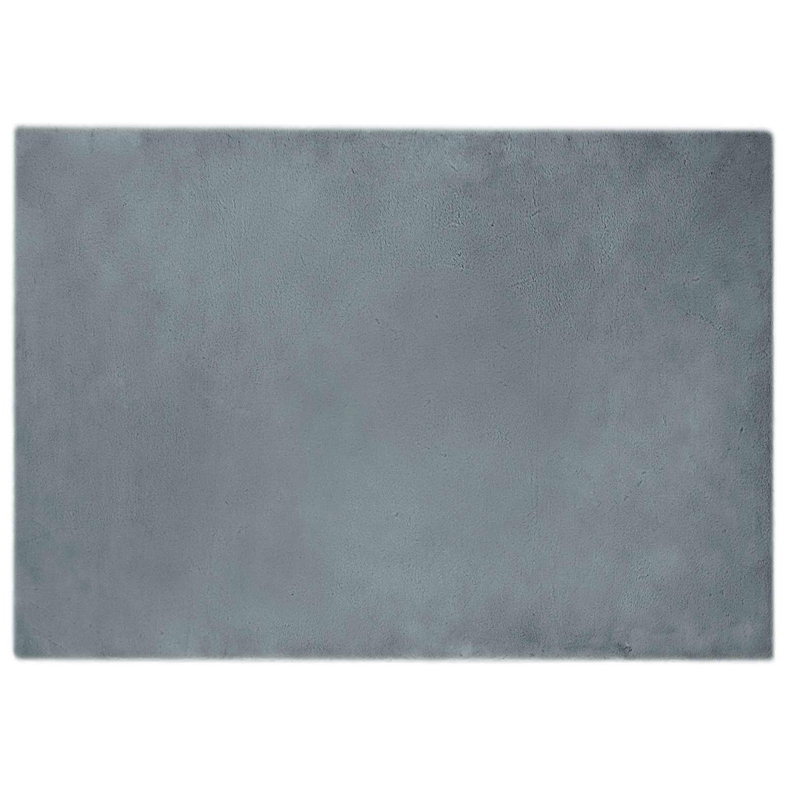 vidaXL Csúszásgátlós műnyúl szőnyeg OLITE Antracitszürke 140 x 200 cm-image-42021769