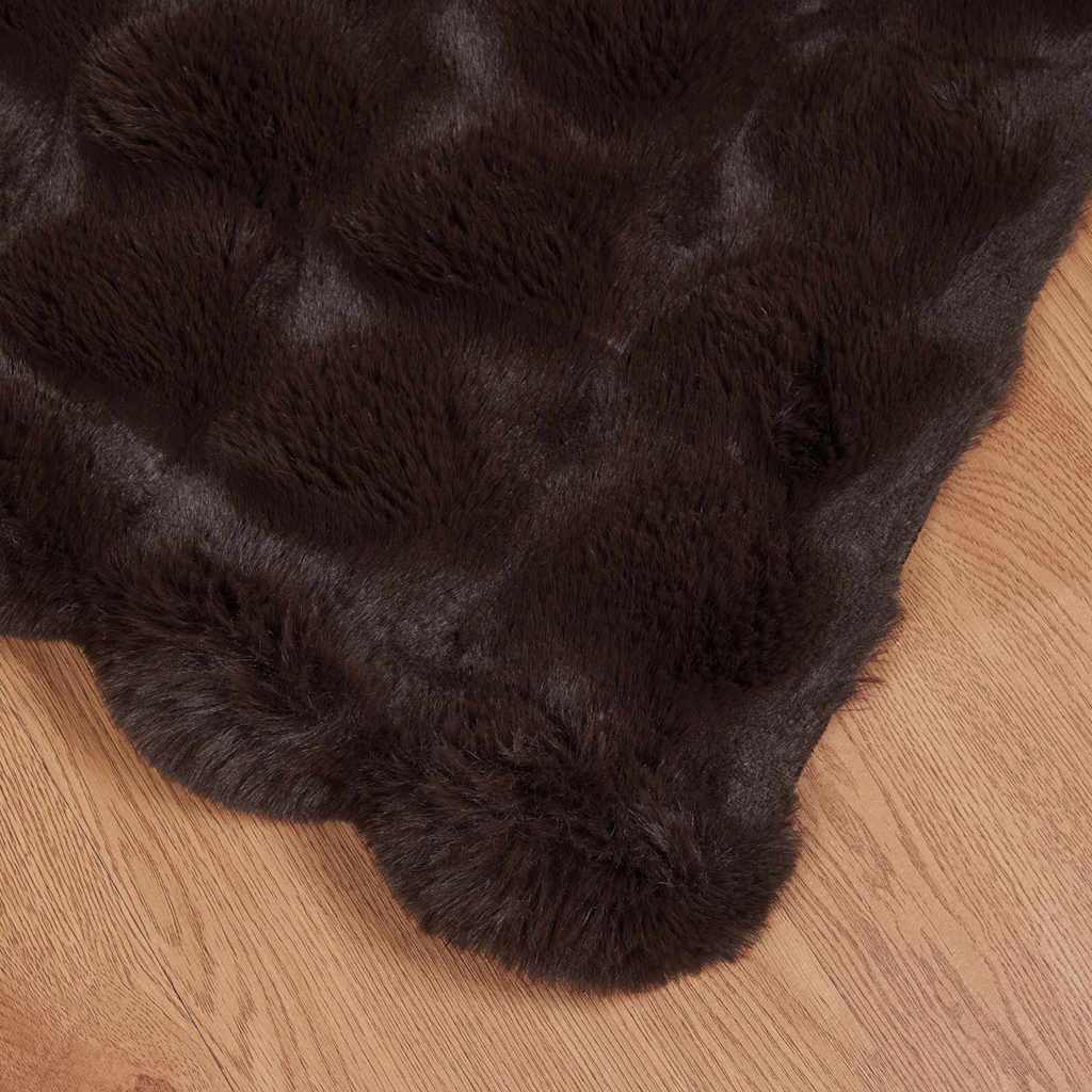 Ψεύτικη κουβέρτα από κουνέλι 4 pcs Καμηλοπάρδαλη 220 x 240 cm - Image 6