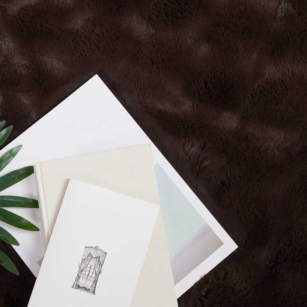 Thumbnail - vidaXL Kunstfell Kaninchenfell Decke 4 pcs Kamel 240 x 270 cm