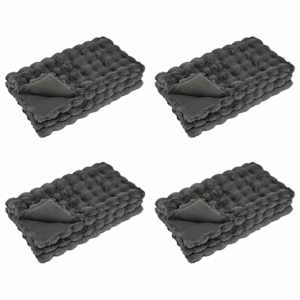 Protiskluzová deka z umělé králičí kožešiny Olite 4 pcs - obrázek 2