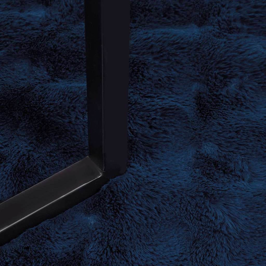 Ψεύτικη κουβέρτα από κουνέλι 4 pcs Θαλασσί Μπλε 130 x 150 cm - Image 4