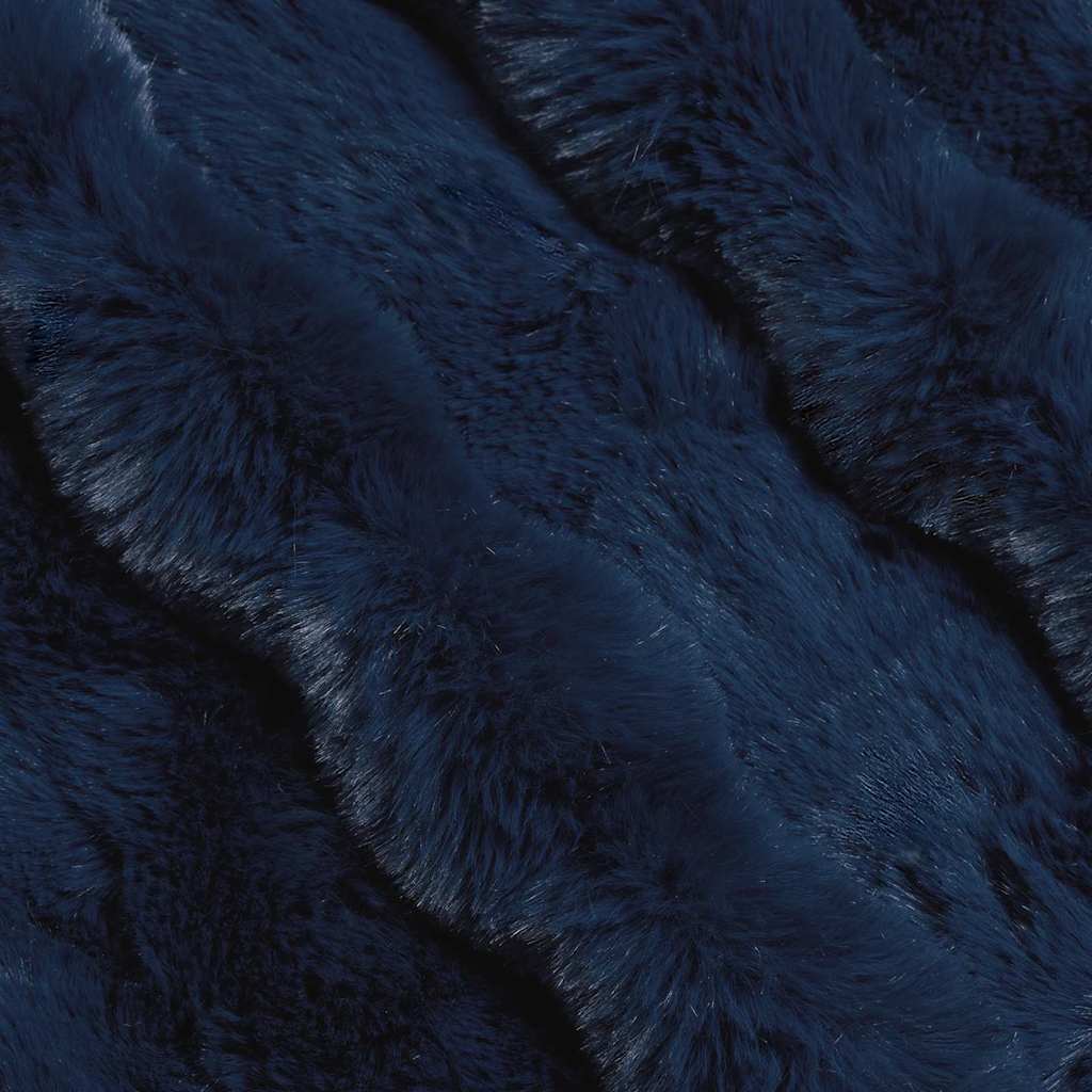 Ψεύτικη κουβέρτα από κουνέλι 4 pcs Θαλασσί Μπλε 130 x 150 cm - Image 5