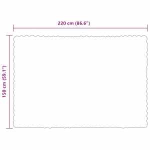 Protiskluzová deka z umělé králičí kožešiny Olite 150 x 220 cm - obrázek 10