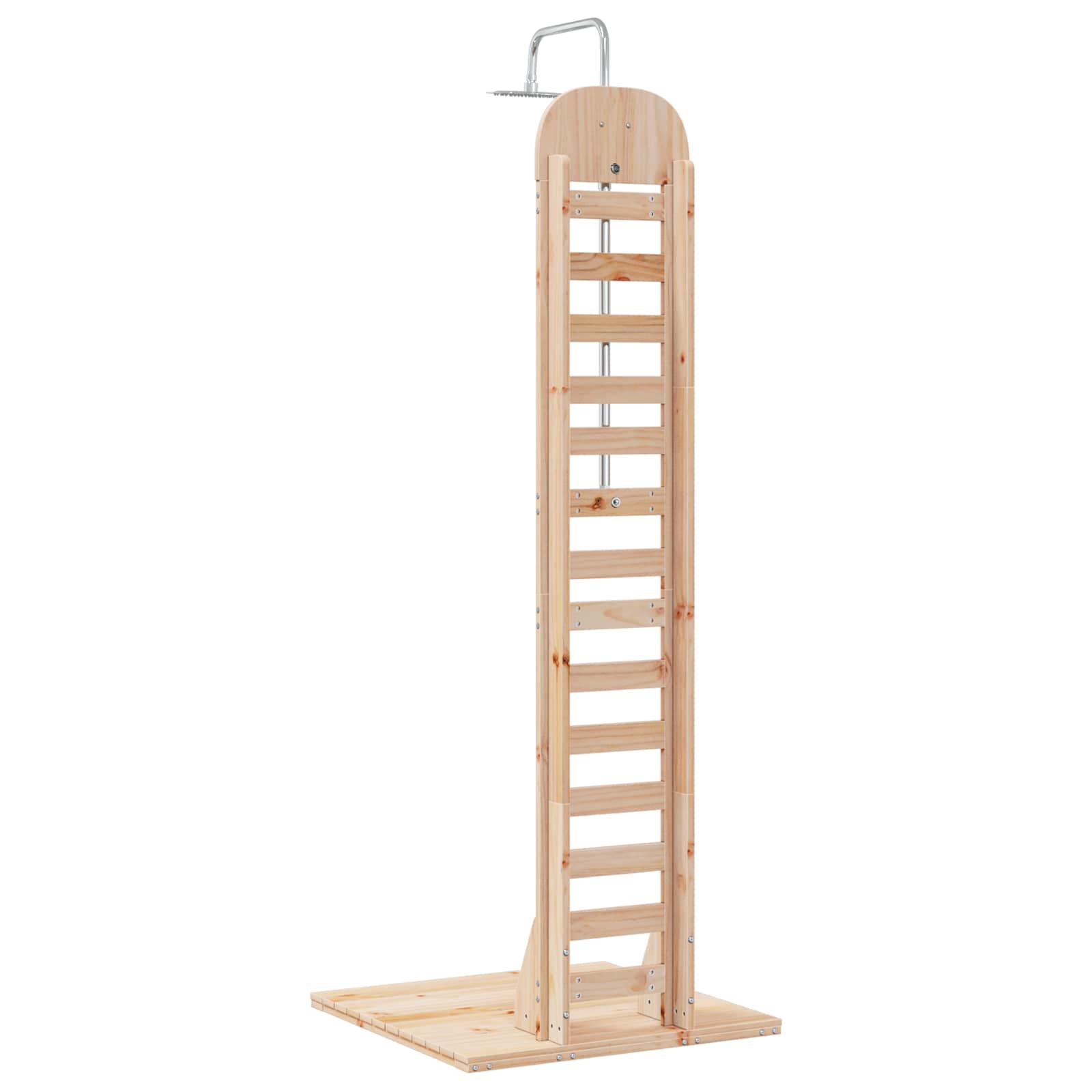 Buitendouche 223 cm Massief grenenhout en roestvrij staal image 6