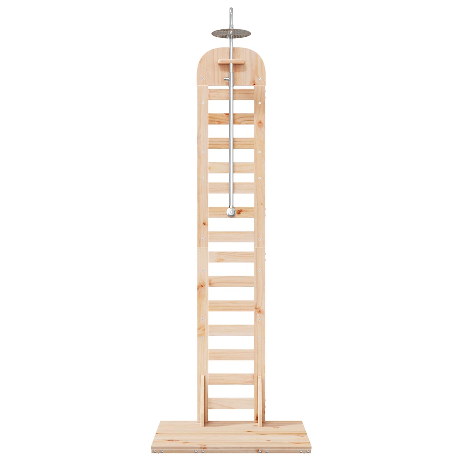 Buitendouche 223 cm Massief grenenhout en roestvrij staal image 4