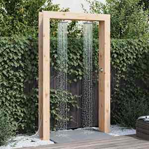 Zunanji tuš Naravna 137 x 23 x 226 cm Masivna borovina