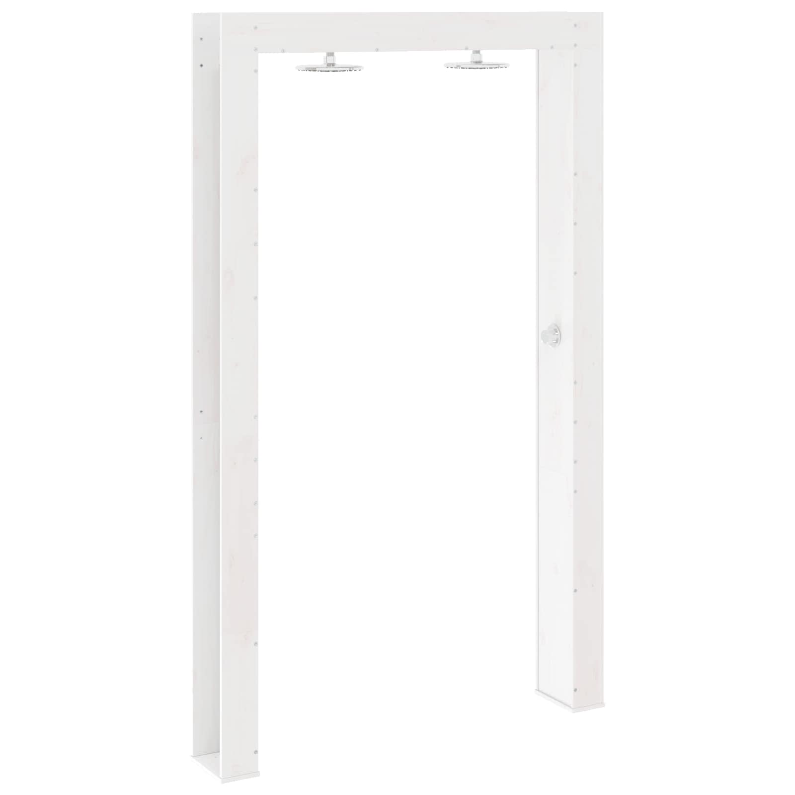 Buitendouche Wit 137 x 23 x 226 cm Massief grenenhout image 6